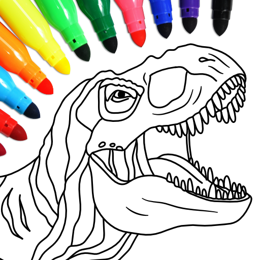 игра цвета динозавра