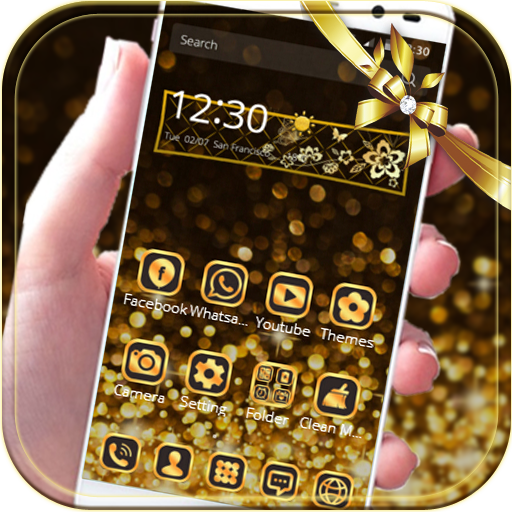 Tema ouro neon neon gold