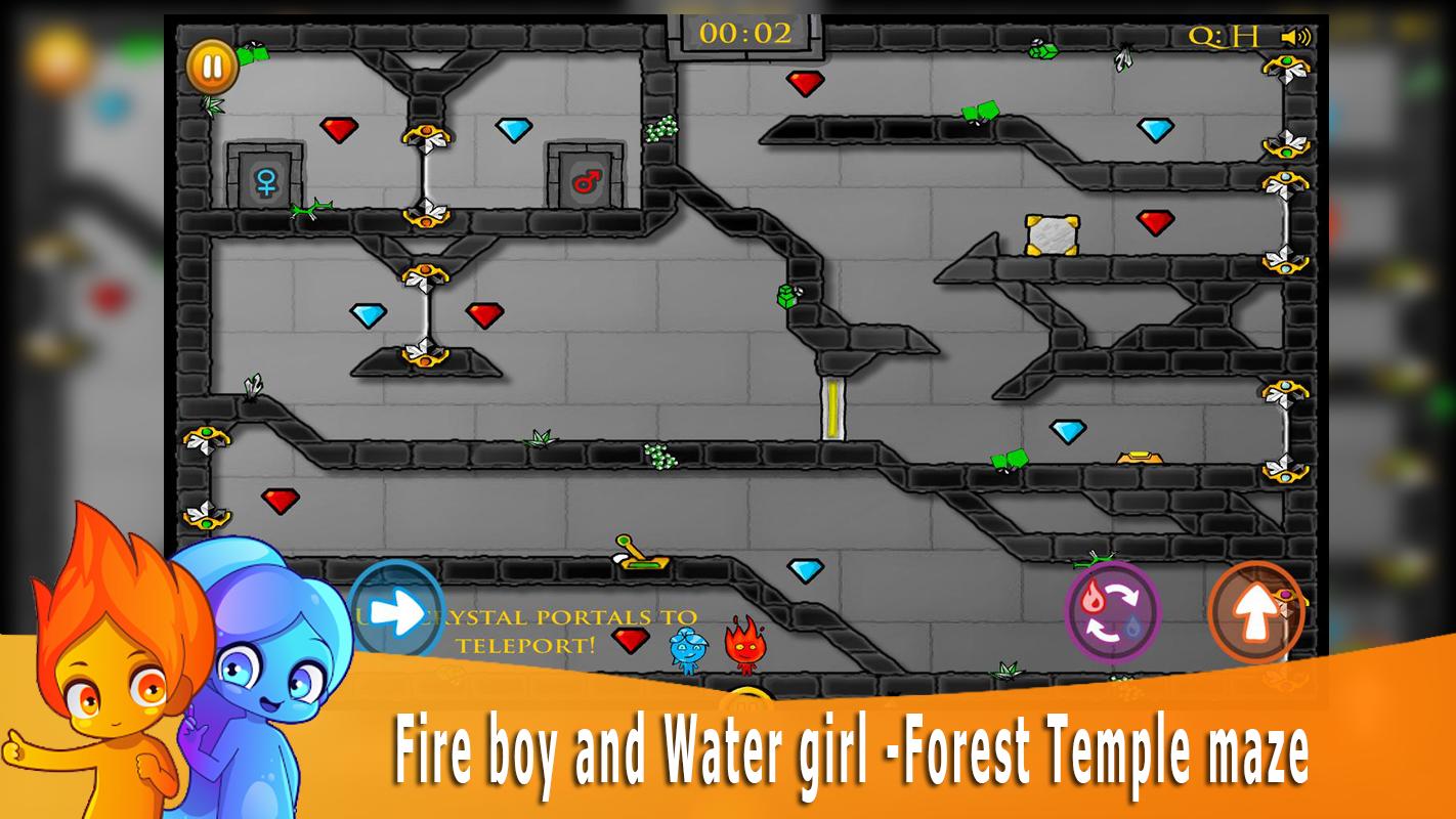 Скачать Fire boy and Water girl -Forest Temple maze на ПК | Официальный  представитель GameLoop