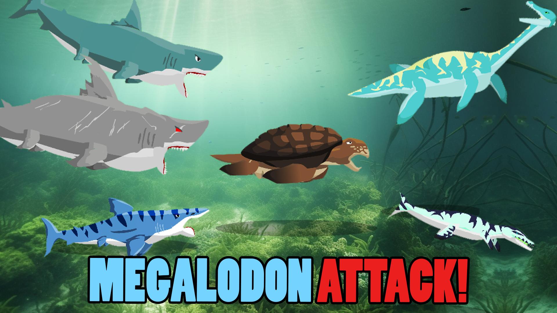 Скачать Megalodon Fights Sea Monsters на ПК | Официальный представитель  GameLoop