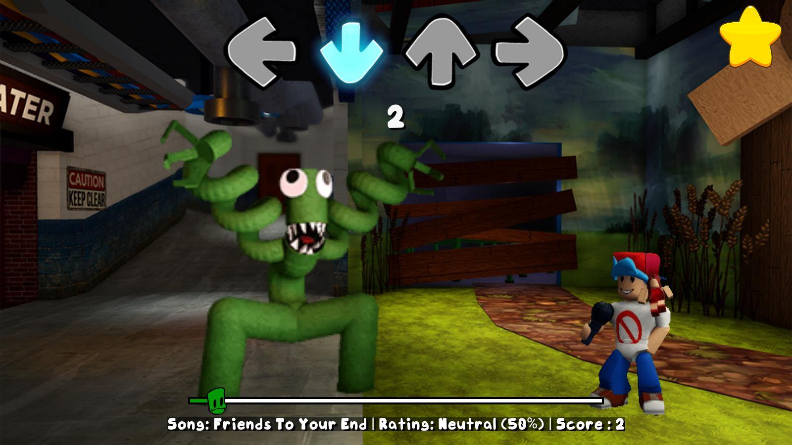 Download Rainbow Friends FNF Mod android on PC