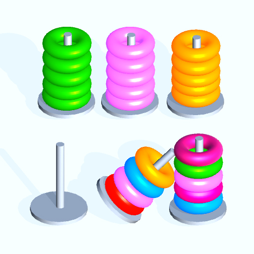 Sort Hoop Stack Color Game