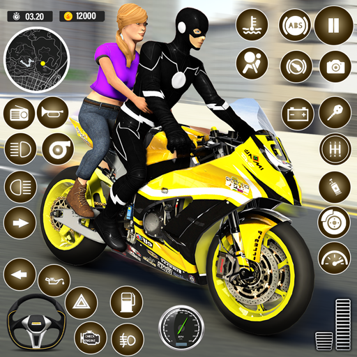 Superhero Bike Sim: Game Taksi