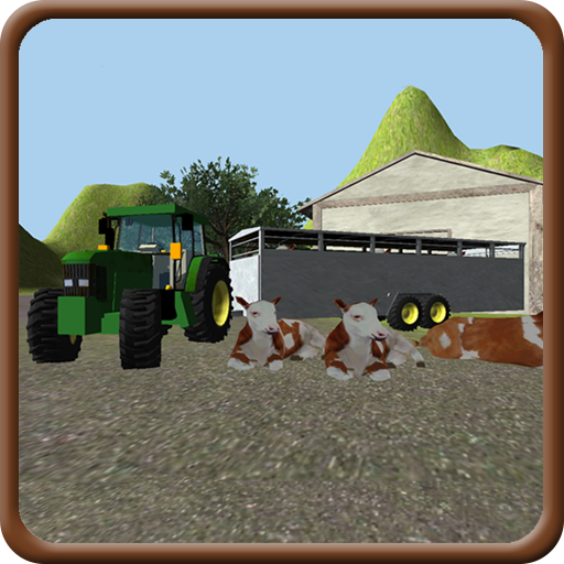 Fazenda de gado Transporter 3D