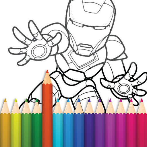 Superhero Coloring Games