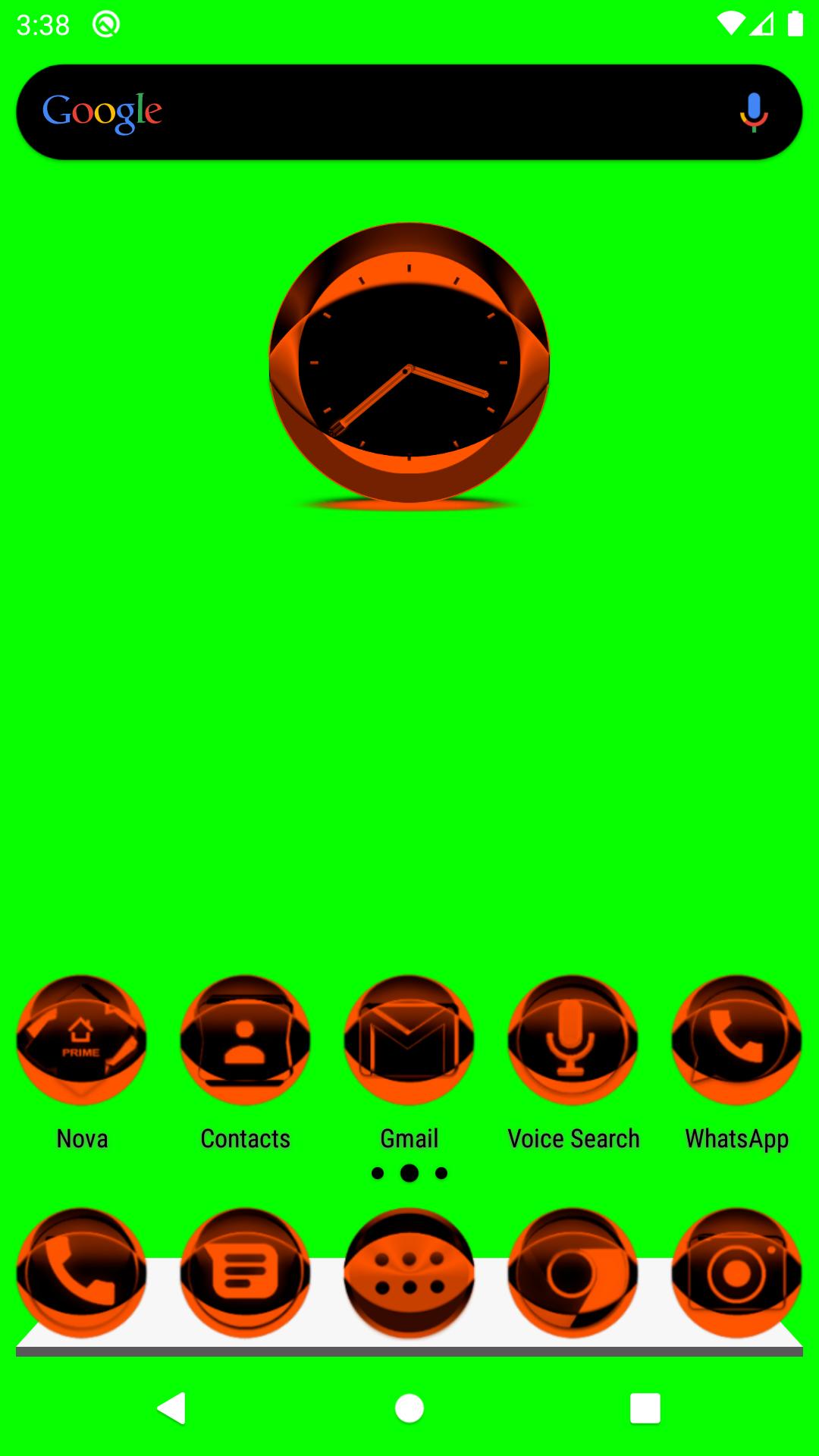 Download Orange Icon Pack Style 2 android on PC