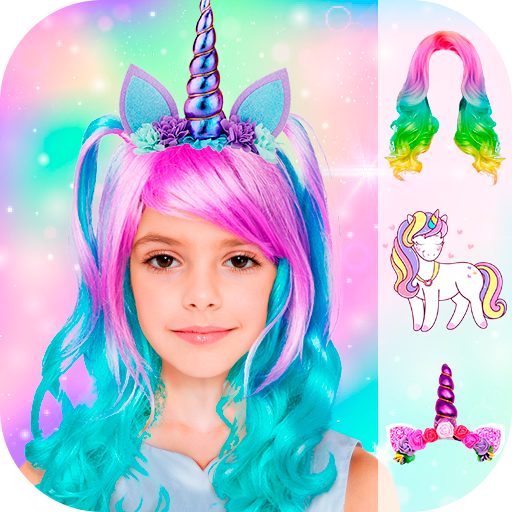 Unicorn fotoğraf çıkartmaları