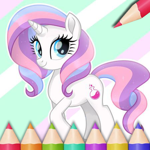 Coloring Unicorns Game Color by Number