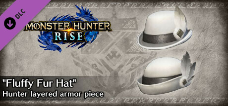 Monster Hunter Rise - "Fluffy Fur Hat" Hunter layered armor piece