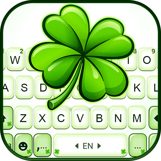 Lucky Clover Keyboard Backgrou