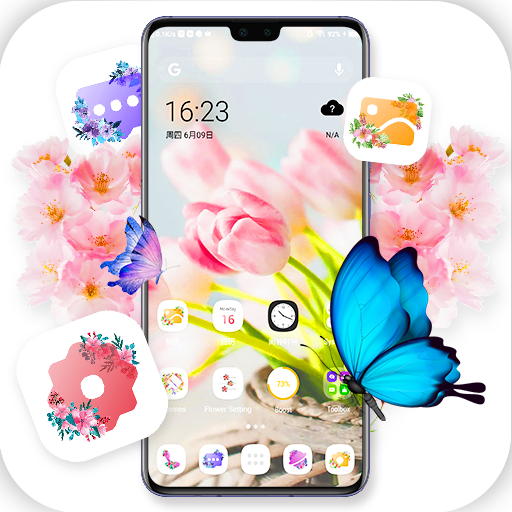 Flower Launcher, beauty themes