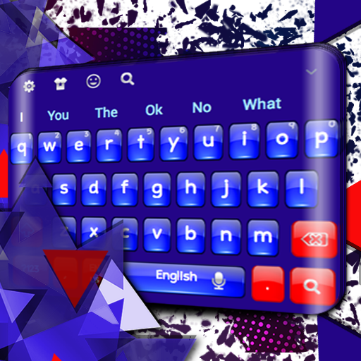 Red Blue Keyboard