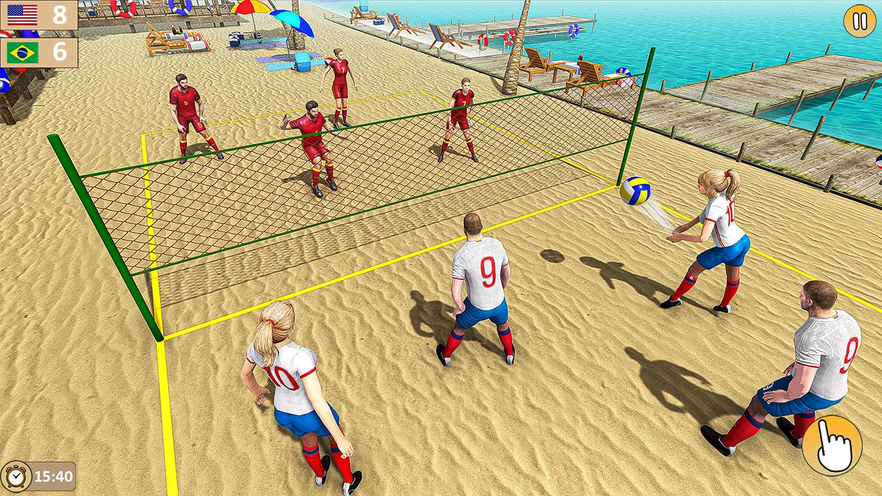 Скачать Volleyball 3D Champions Games на ПК | Официальный представитель  GameLoop