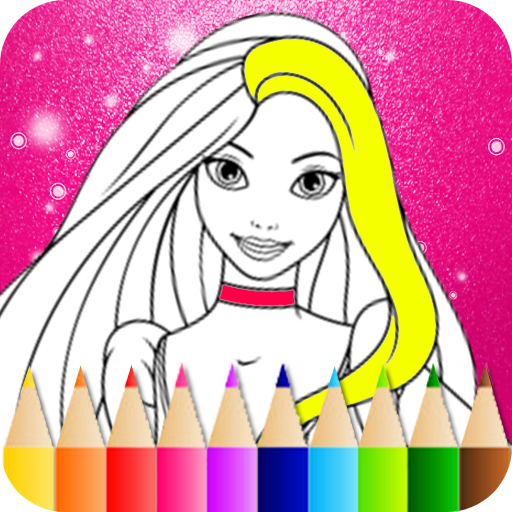 Princesses to paint and color
