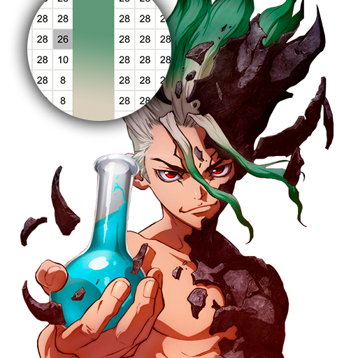 Dr Stone Color By Number Anime