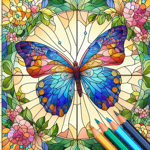 Stained Glass Color by Number