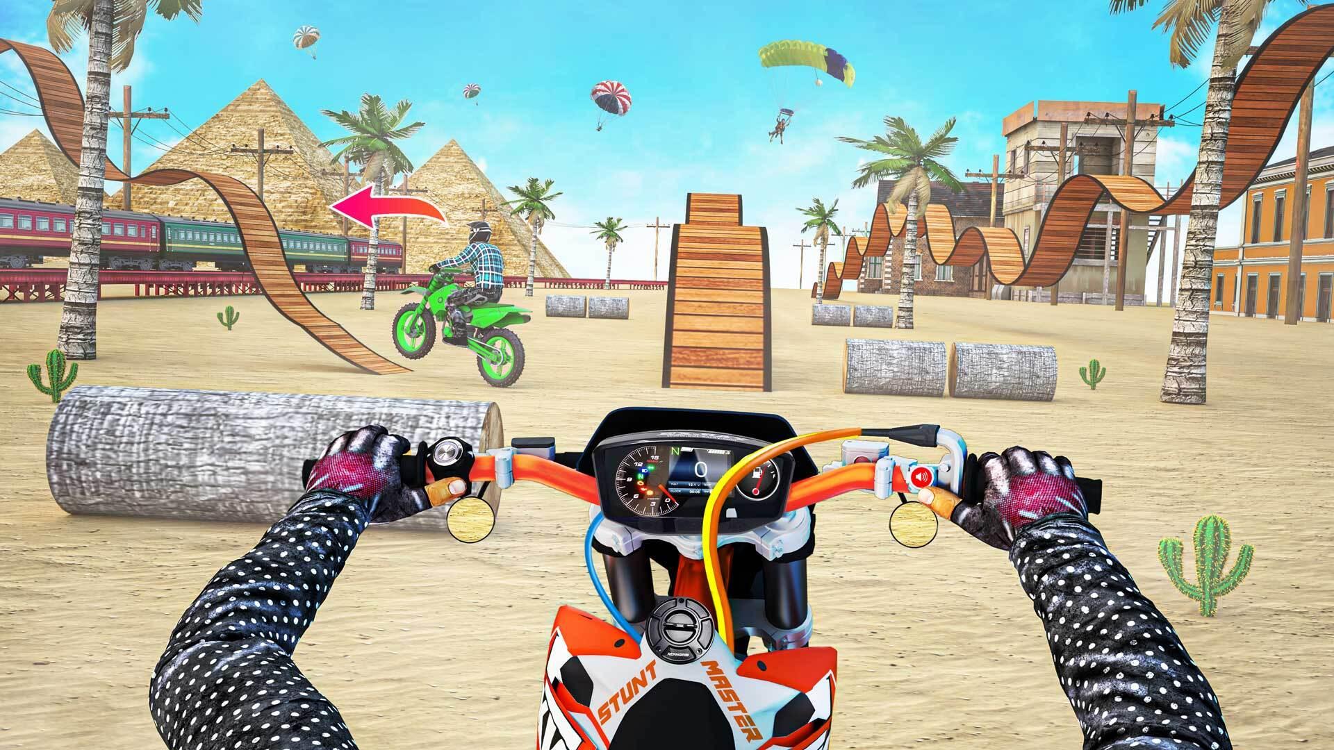 Download Bike Stunt Game Bike Racing 3D android on PC