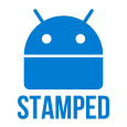 Stamped Blue Icons