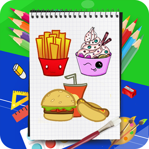 Download How To Draw Food Items Step By android on PC