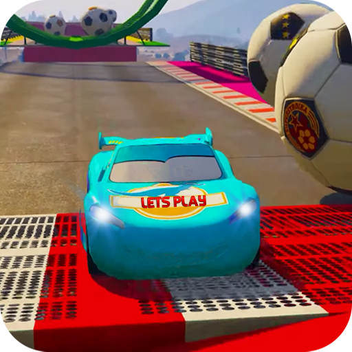 Superhero Car Race: Mega Ramp