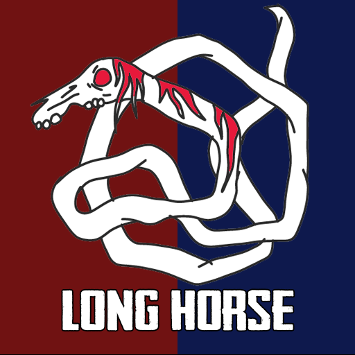 Long Horse Horror Coloring