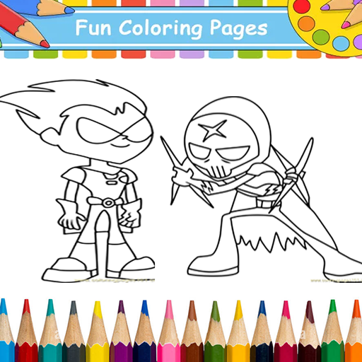 Teen Titans GO Coloring Book