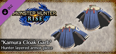 Monster Hunter Rise - "Kamura Cloak Garb" Hunter layered armor piece