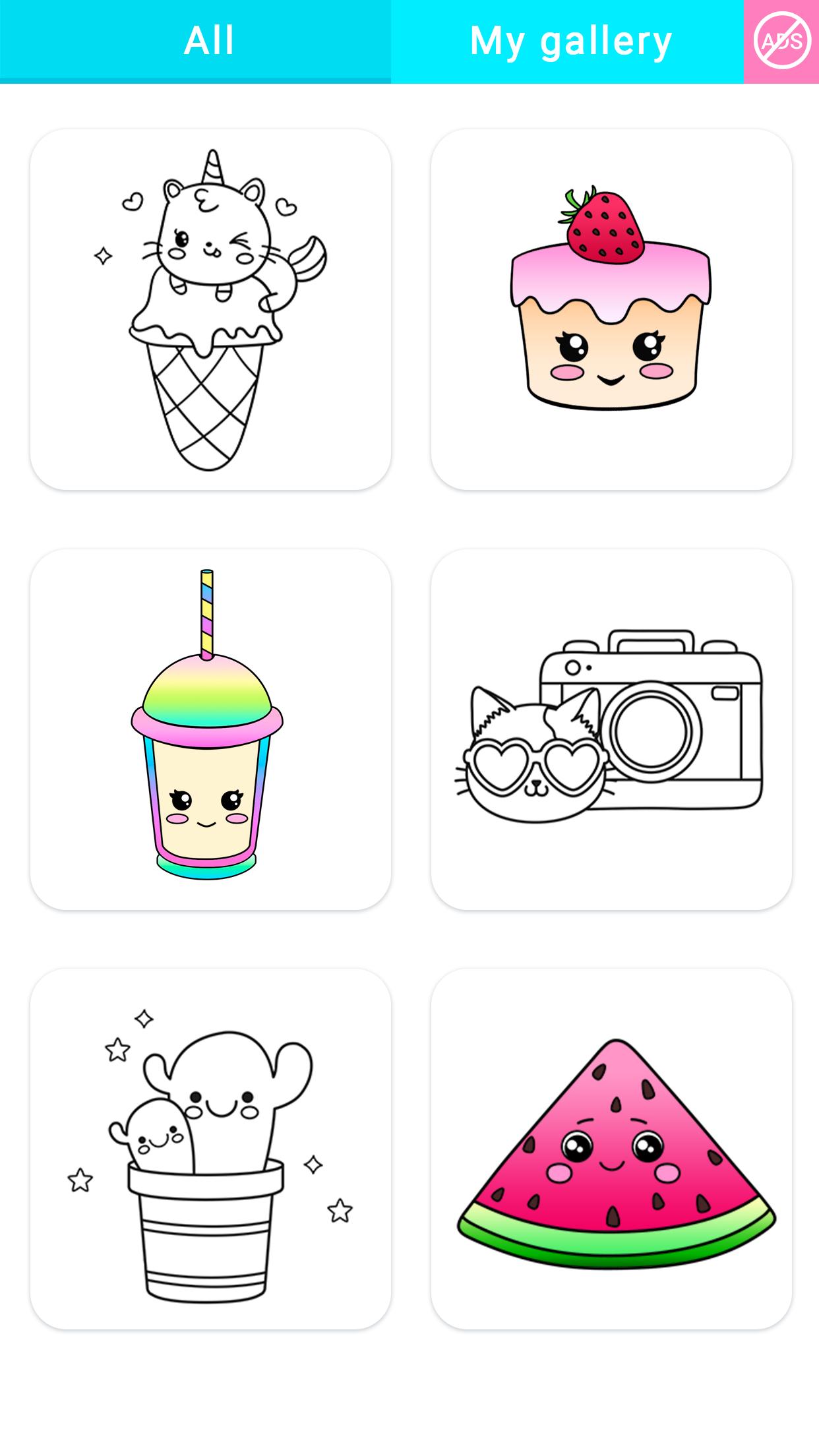 Kawaii para Colorir Glitter – Apps no Google Play