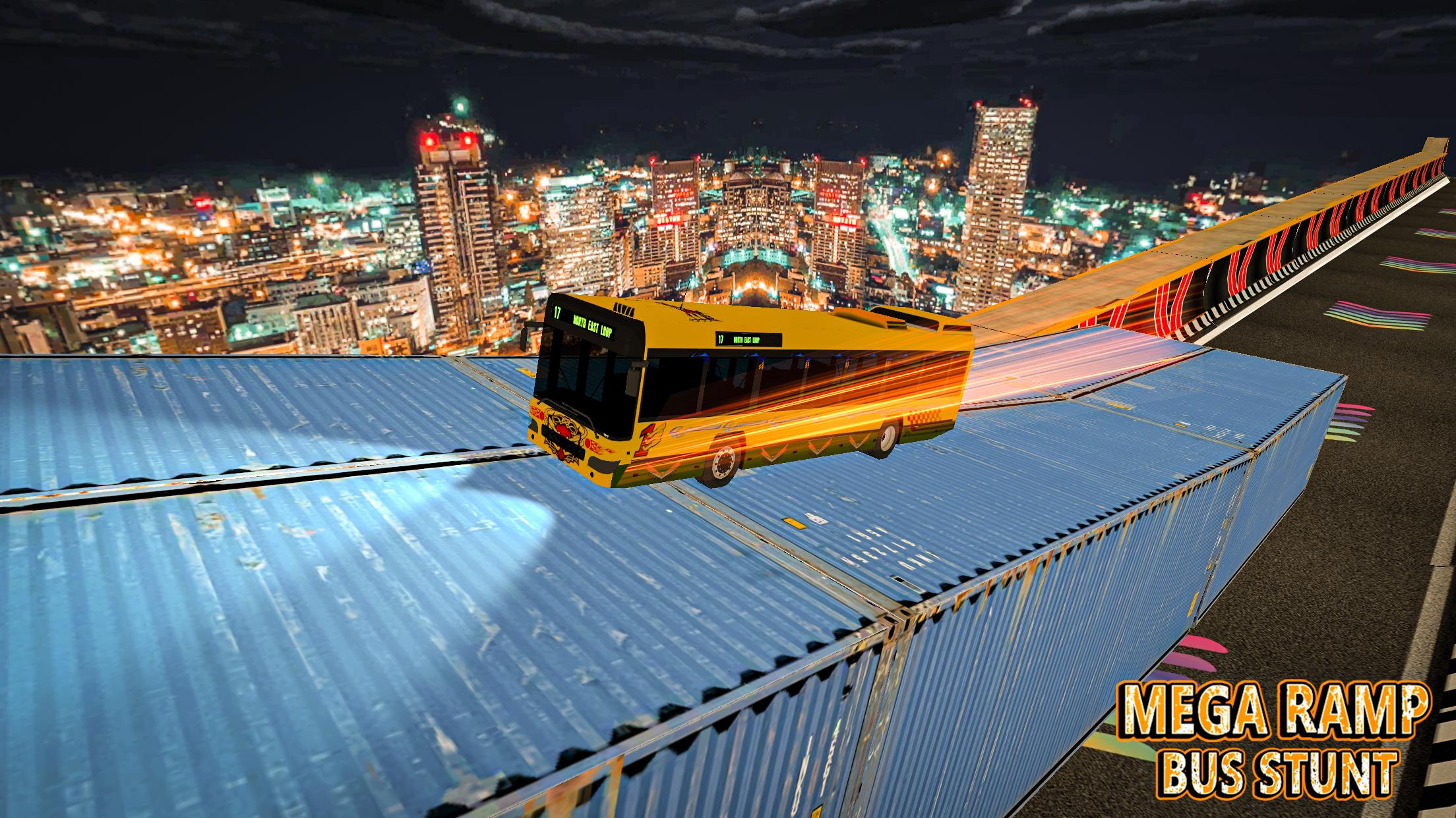 Download Bus Mega Ramp Stunts in 2023 android on PC