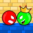 Red Hero Ball vs Green King