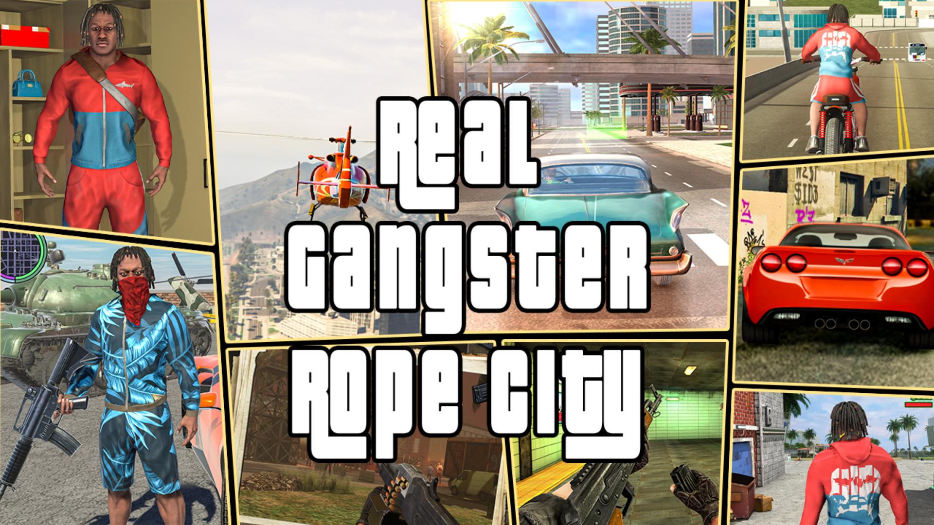 Скачать Real Gangster Rope Hero City на ПК | Официальный представитель  GameLoop