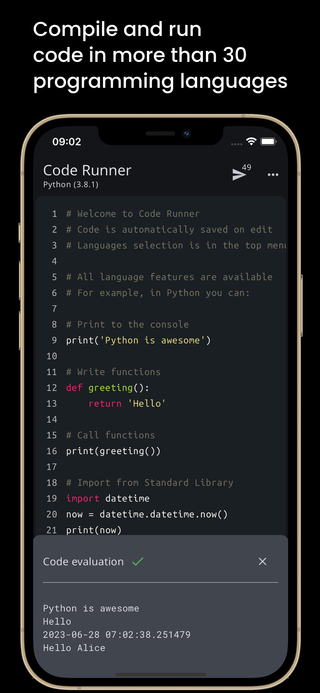 Download Code Runner - Compiler&IDE android on PC