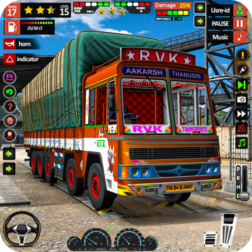 ชาวอินเดีย รถบรรทุก เกม 3d