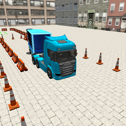 Truck parking drive truck game