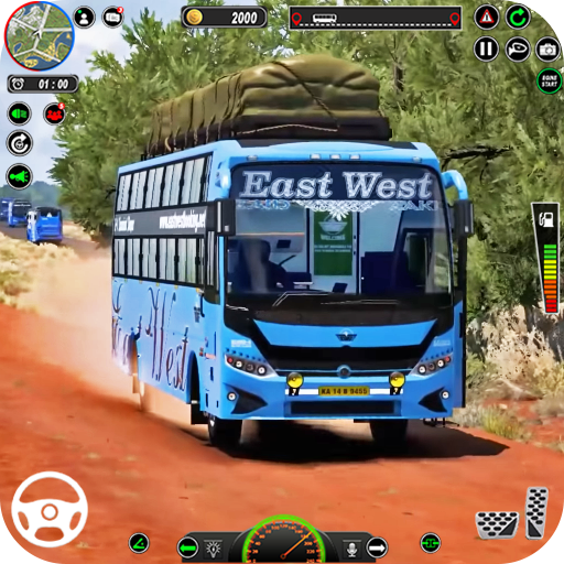 trò chơi xe buýt offroad 3d