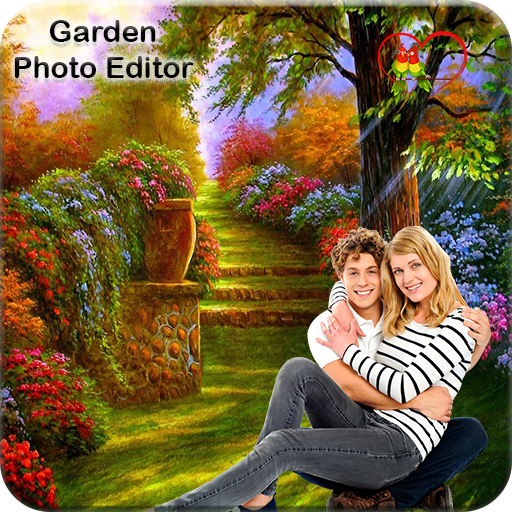 editor de fotos do jardim
