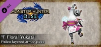 MONSTER HUNTER RISE - "F Floral Yukata" Palico layered armor piece
