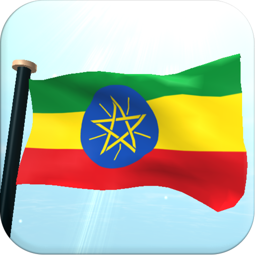 Ethiopia Bendera 3D Percuma