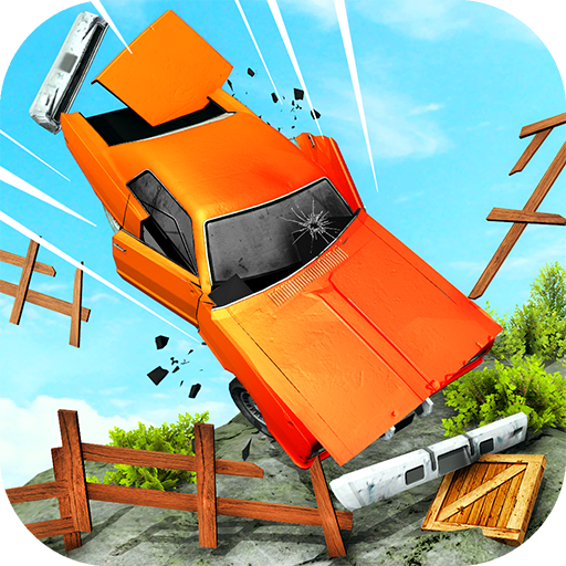 Car Crash Beam Drive: Crazy Jump 3D