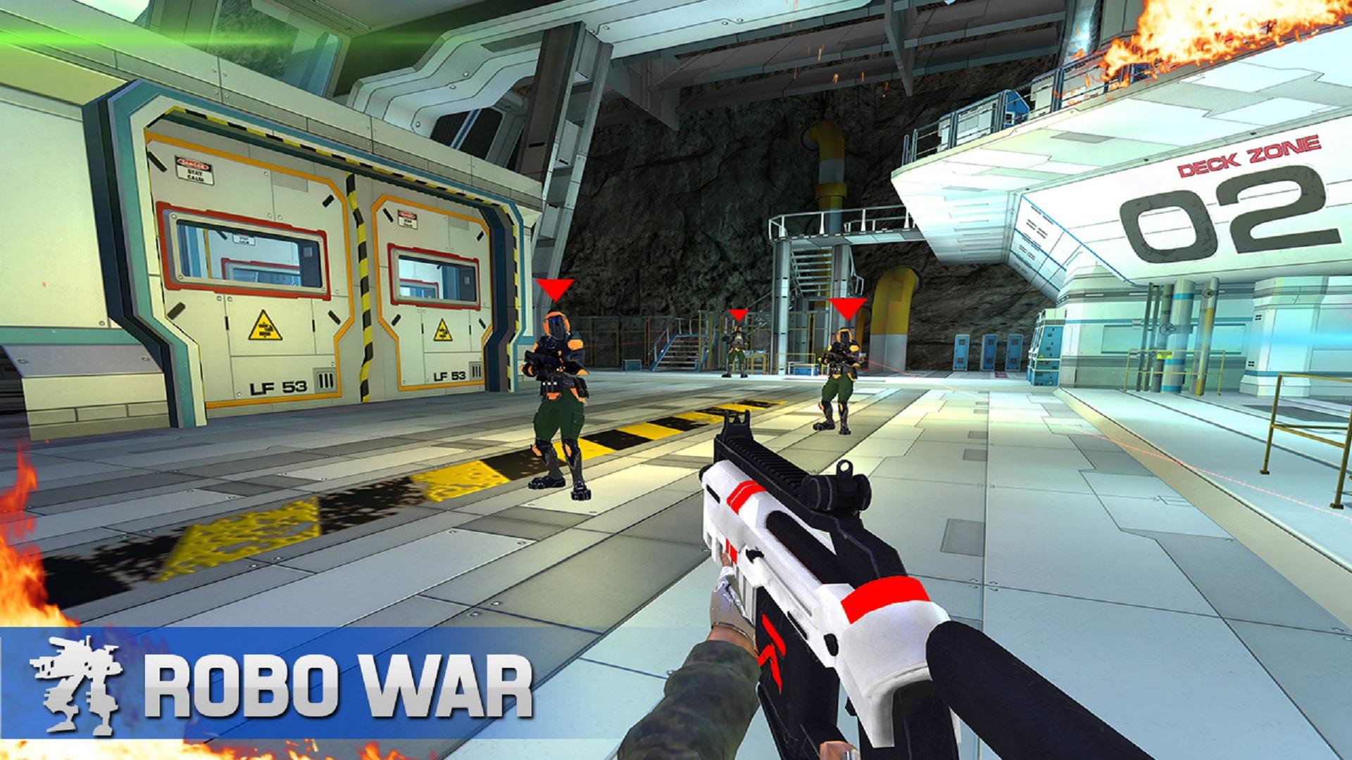 Download Robot Gun Shooting Games War android on PC