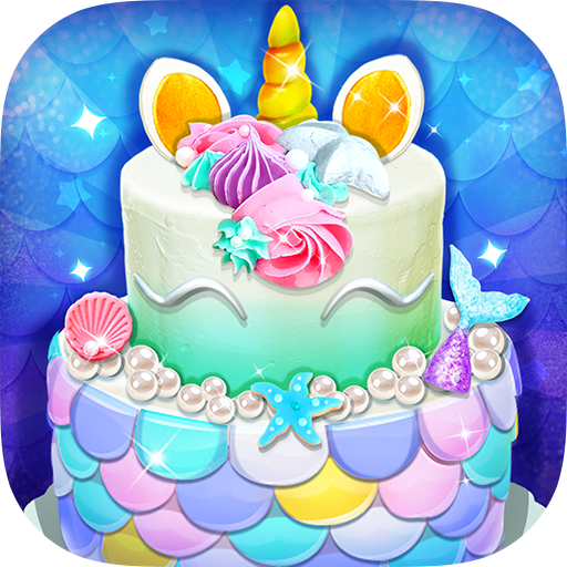 Unicorn Mermaid Cake