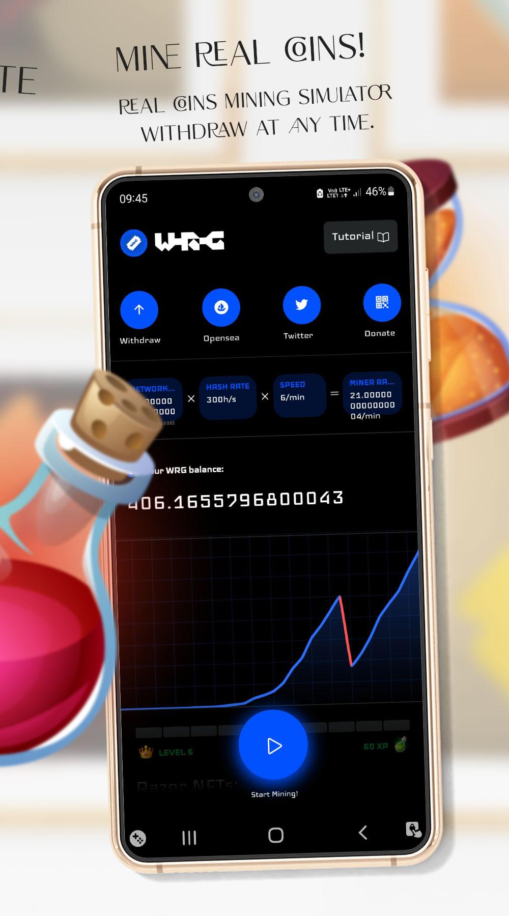 Download WRG - Crypto Miner Tycoon android on PC