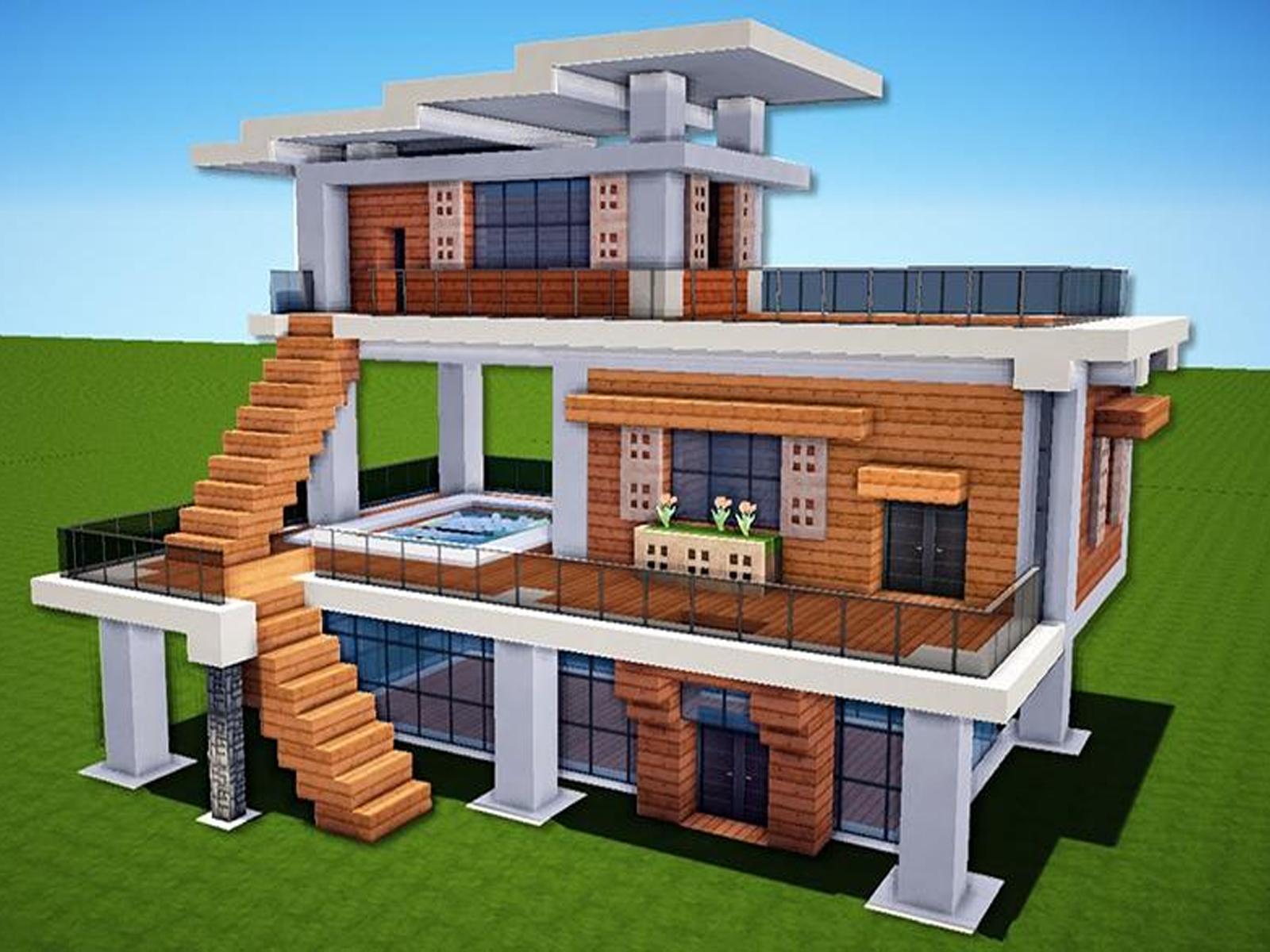 Скачать New Modern House For Minecraft на ПК | Официальный представитель  GameLoop