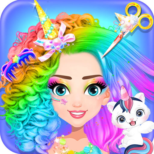 Unicorn Girl Hair beauty Salon