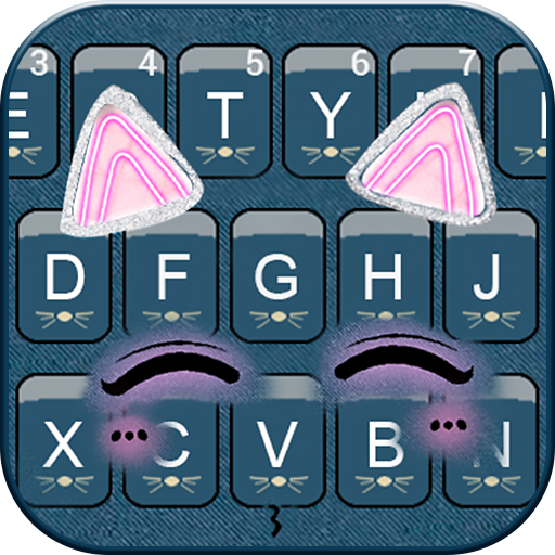 Cute Cat Smile Keyboard Theme