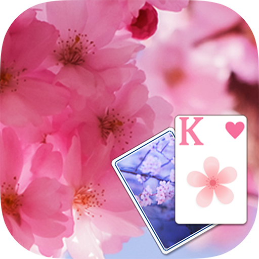 Solitaire Pink Blossom Theme