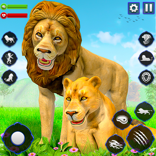 शेर परिवार सिम्युलेटर गेम्स