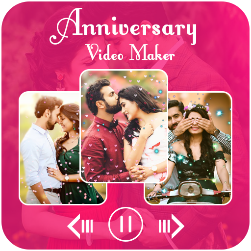 Wedding Anniversary Video Maker with Music