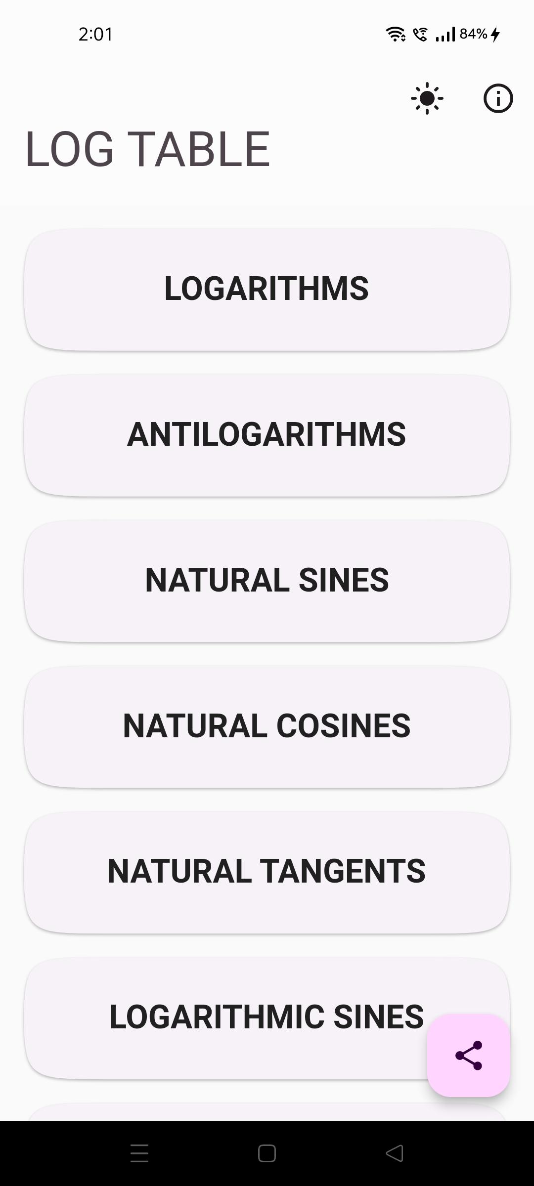 Download Log Table android on PC