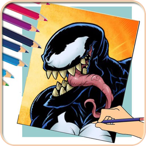 How To Draw Superhero Venom